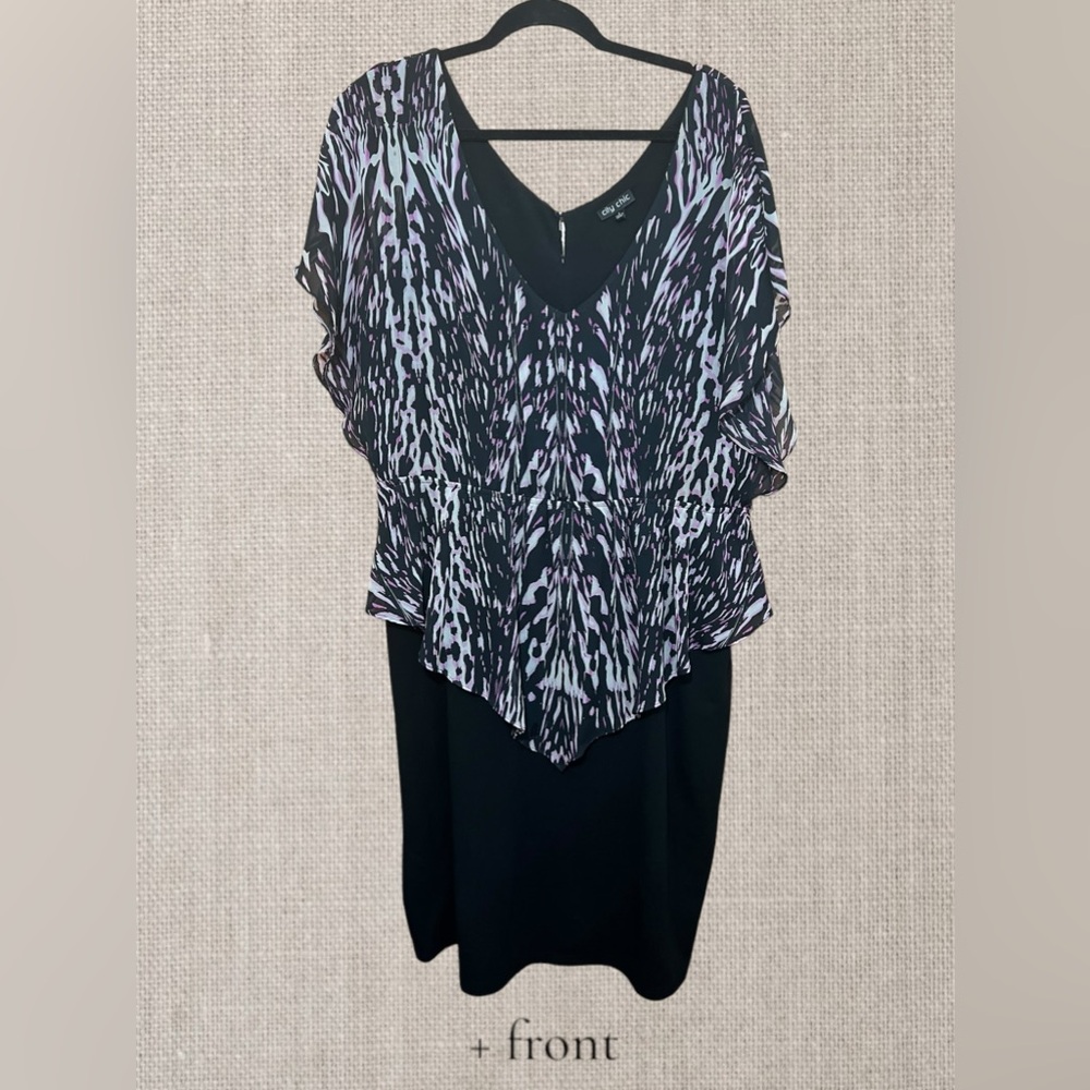 City Chic Peplum dress